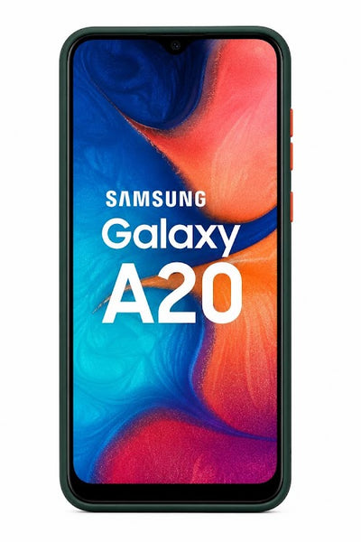 Samsung Galaxy A20 Back Cover | Premium Soft Silicone Matte Shockproof Mobile Case
