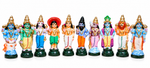 Dasavatharam Golu Dolls Set – 7 Inch Traditional South Indian Terracotta Decorative Idols