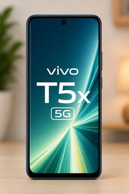 Vivo T5x 5G Liquid Silicone Soft Back Cover | Premium Shockproof Matte TPU Protective Mobile Case (Blue)