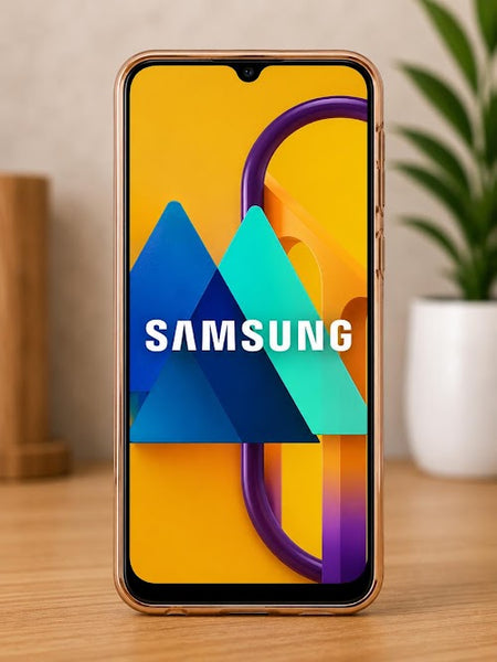 Samsung Galaxy M Series Transparent TPU Back Cover | Crystal Clear Shockproof Slim Protective Mobile Case