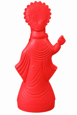 Royal Terracotta Stone Work Krishna Statue | Traditional Handmade Lord Krishna Idol | Divine Home Décor[15inch=H*L=15*7]