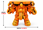 Royal Handmade Terracotta Elephant Stand | Traditional Elephant Pot Stand | 10 KG Capacity[7INCH=H*L=7*10] - MULTICOLOR[7INCH=H*L=7*10]