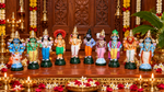 Dasavatharam Golu Dolls Set – 7 Inch Traditional South Indian Terracotta Decorative Idols