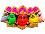 Terracotta Pancha Mugam Golu Doll – Five-Faced Traditional Handmade Golu Idol