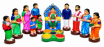Seemandham Golu Dolls Set – Traditional Baby Shower Ceremony Bommai Set | 7 Inch