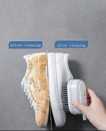2 in 1 Shoe Brush Dual Sided Scrubber Portable Boot Cleaner Reusable Washing Shoe Brush