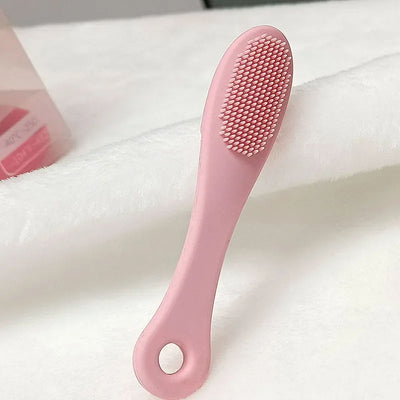 2 Pcs Silicone Face Cleaner Blackhead Remover Brush Cleanser