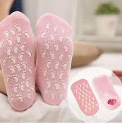 Silicone Moisturizing Socks for dry Skin Women's Spa Pedicure Socks ( Pack Of 2 )Silicone Moisturizing Socks for Dry & Cracked Heels – Women (Pack of 2)