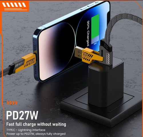 USB C Cable Lightning Cable 4 in 1