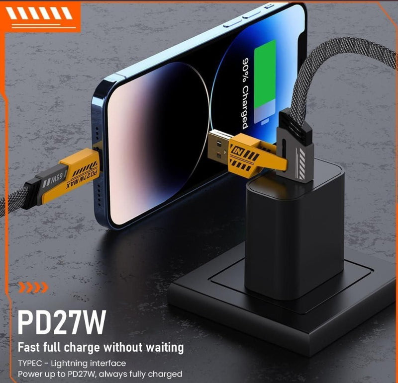 USB C Cable Lightning Cable 4 in 1