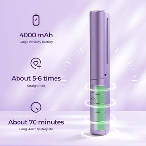 1. Rechargeable Hot Comb Hair Straightener