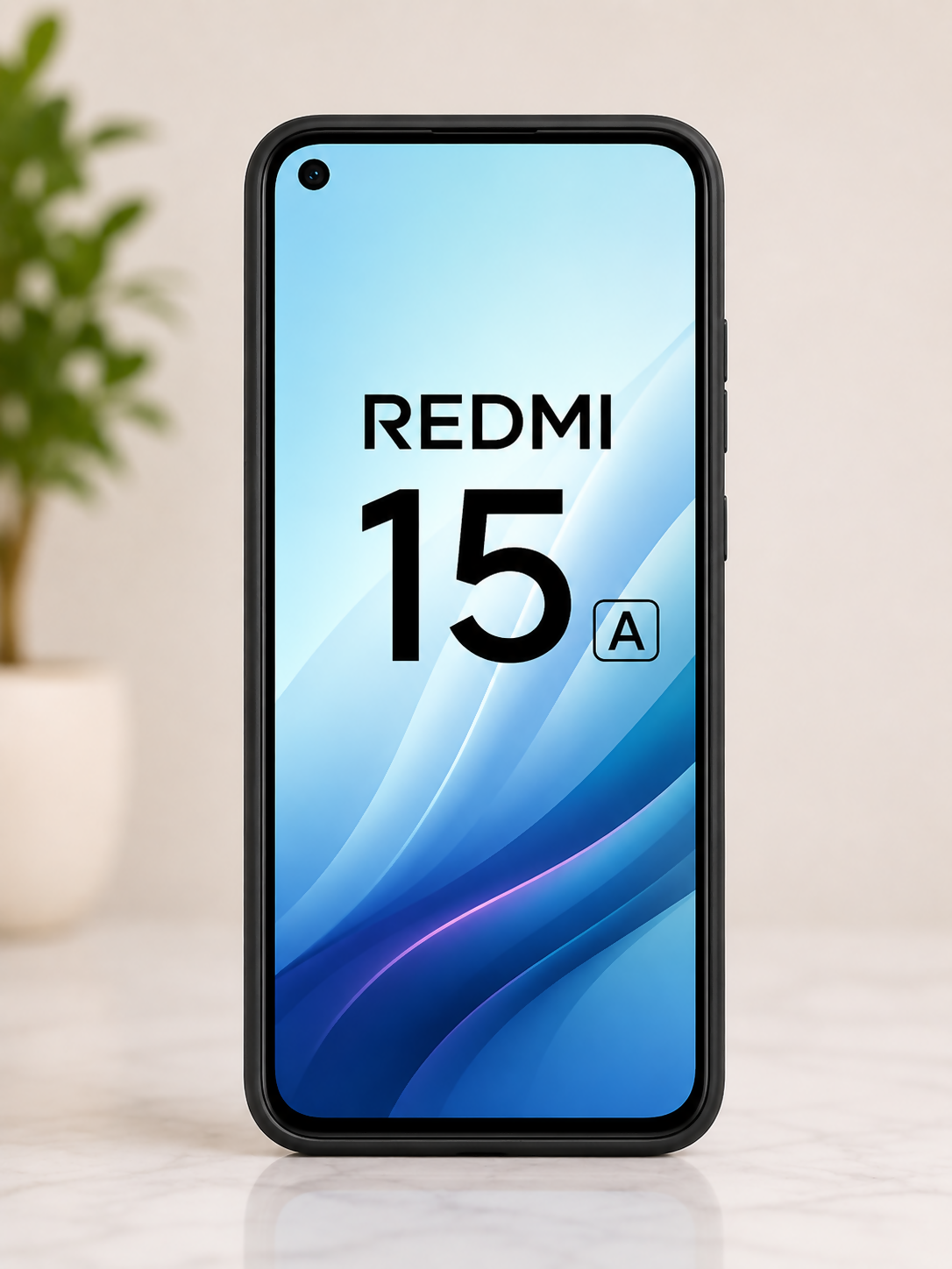 Premium Silicone Back Cover Compatible with Redmi 15A | Shockproof Scratch Resistant Stylish Protective Mobile Case with Camera Protection & Slim Fit Design