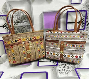 Brown Ethnic Print