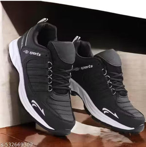 1. BLACK SPORTS SHOES FOR MEN