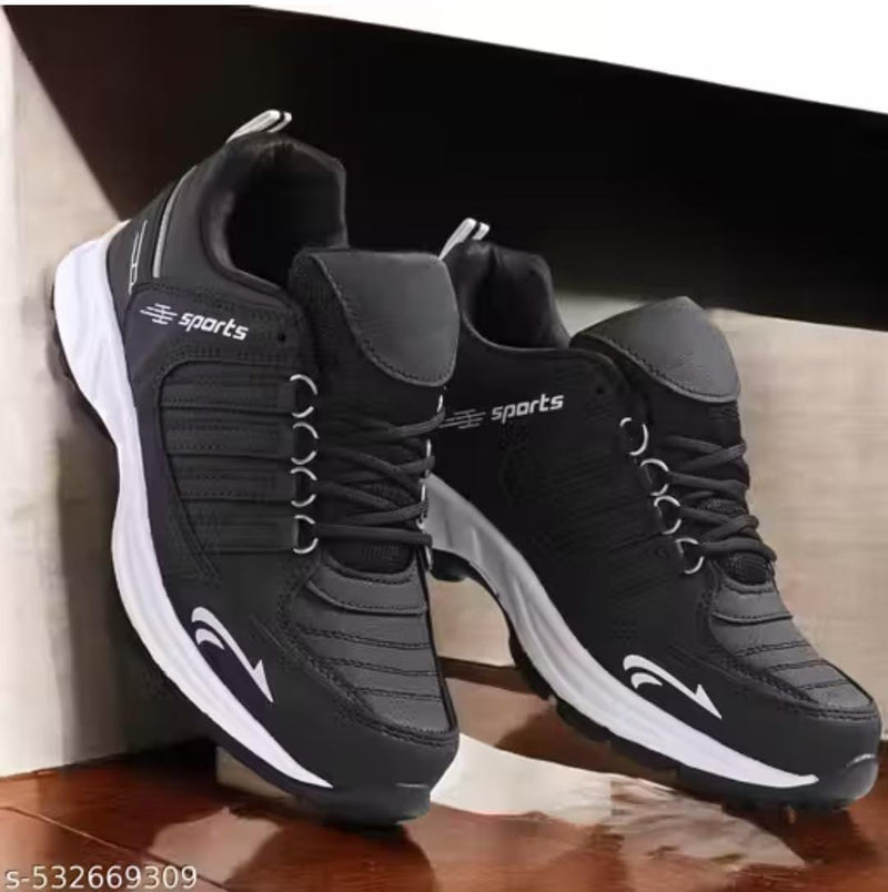 BLACK SPORTS SHOES FOR MEN