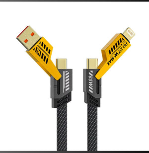 1. USB C Cable Lightning Cable 4 in 1