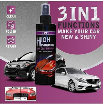 3 in 1 Car Coating Spray ( Pack of 2 )