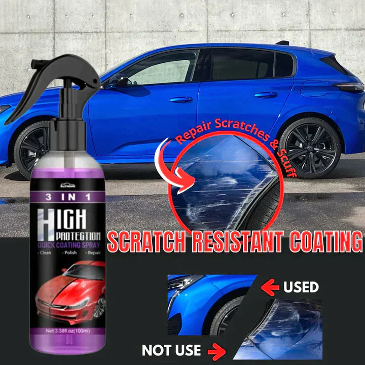3 in 1 Car Shine/Scratch Spray ( Pack Of 2 )