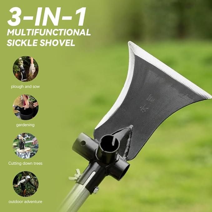 3-in-1 Garden Flat Axe Shovel