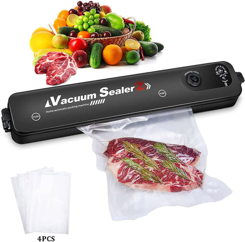 3 in 1 Vacuum Food Sealer Machine Automatic Manual Vacuum Sealer Dry/Wet Of 4 Bags