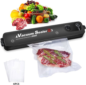 1. 3 in 1 Vacuum Food Sealer Machine Automatic Manual Vacuum Sealer Dry/Wet Of 4 Bags