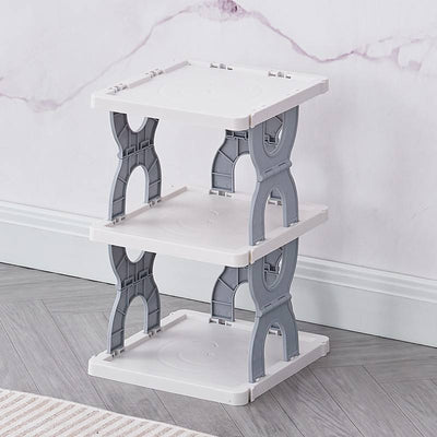 3 layer shoe rack foldable