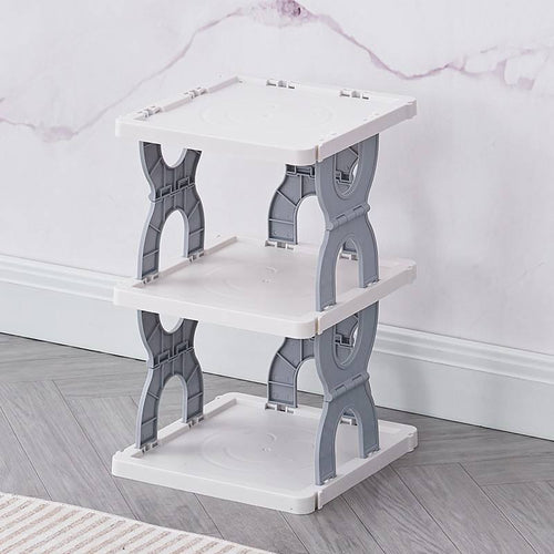 3 layer shoe rack foldable