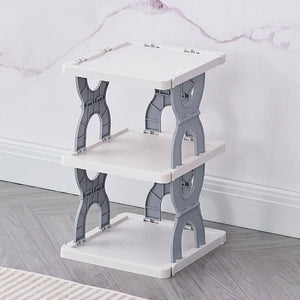 1. 3 layer shoe rack foldable