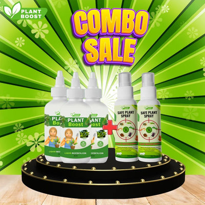 3 Plant Boost & Get 2 Safe Plant Pesticide Spray ( Pack Of 5 )