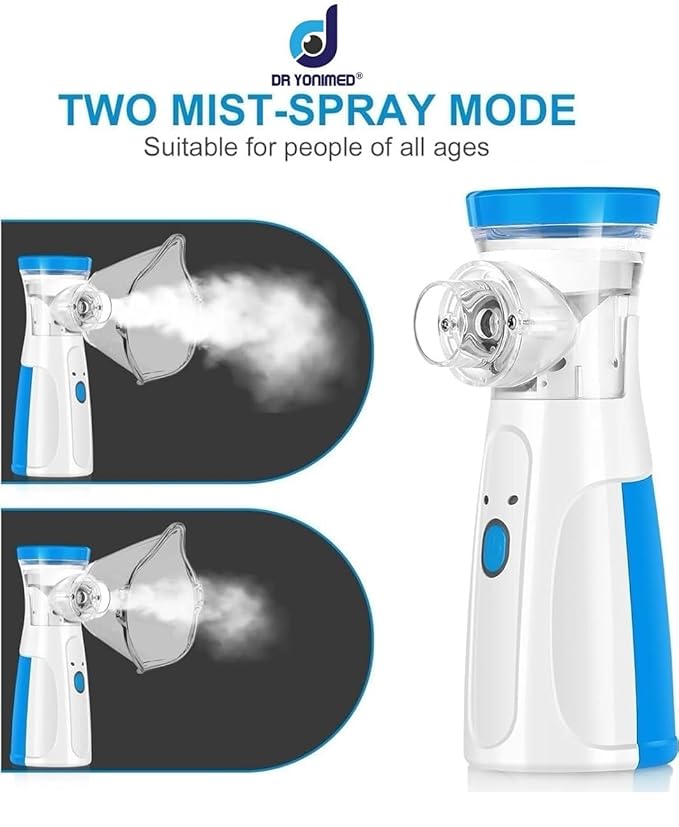 Nebulizer Machine For Adult & Kids.Portable Nebulizer Machine for Adults & Kids – Fast Respiratory Relief  Compressor Nebulizer for Children & Adults with Quiet Operation