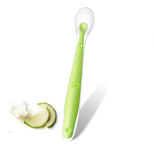 1. Soft Silicone Gel Tip Baby Infant Feeding Training Spoon