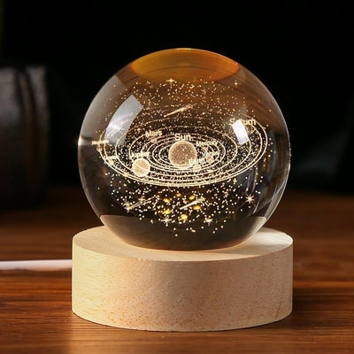 3d Crystal Ball Night Lamp