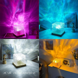 1. 3D Ocean Wave Projector Lamp - Romantic LED Night Light Water Wave Effect