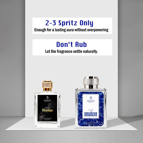 Obsidian and Dewluxe Eau De Perfumes combo set