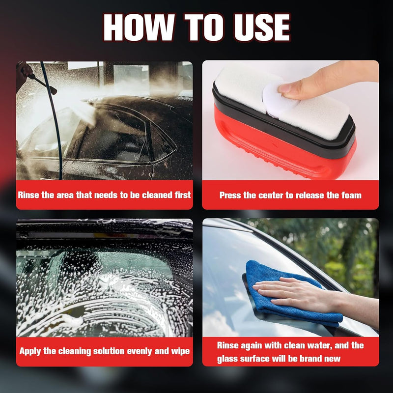 Oil Film Cleaning Brush All-in-One Oil Film Remover for Car