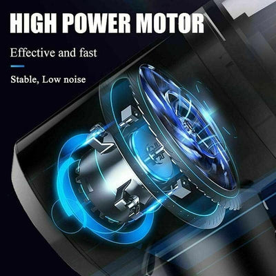 3IN1 Portable Car Vacuum Cleaner with Blower, USB Rechargeable Wireless Handheld