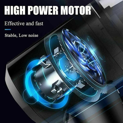 3IN1 Portable Car Vacuum Cleaner with Blower, USB Rechargeable Wireless Handheld
