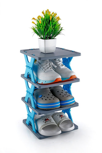Plastic Creative 4 Layer Shoe Rack