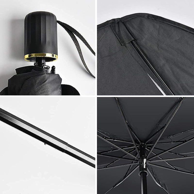 Car Sun Shade for Windshield Foldable Car Sun Umbrella UV Sun and Heat Protection Foldable Sun Shade