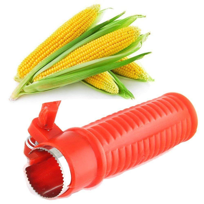 Plastic Corn Cutter/Stripper with Stainless Steel