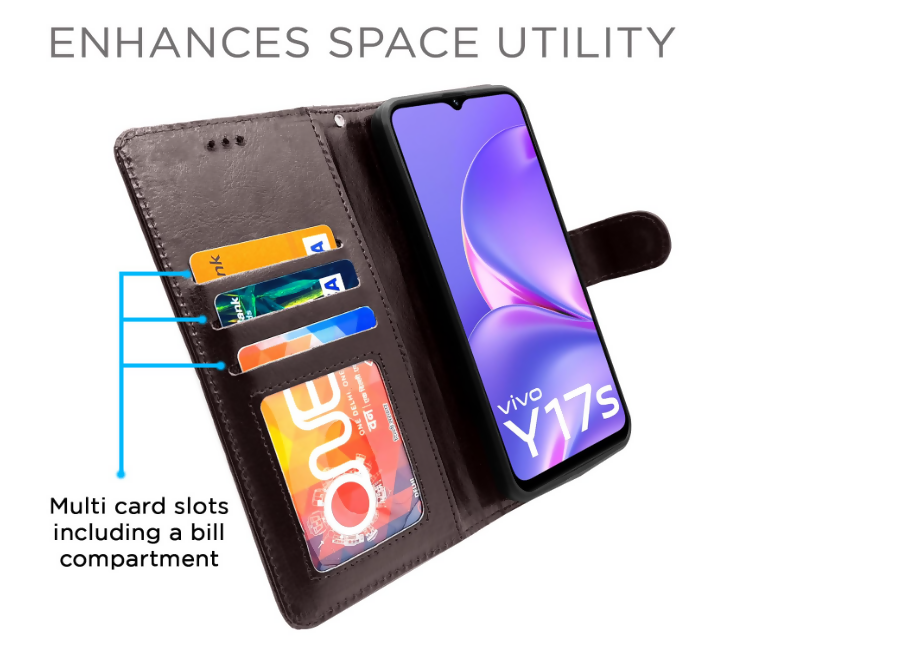 Vivo Y17s / Y28 Flip Cover – Full Protection, Slim Design, Modern Finish