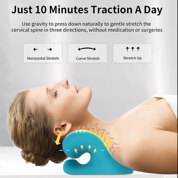 Neck and Shoulder Relaxer For Cervical Spine Alignment.Neck & Shoulder Relaxer for Cervical Spine Alignment & Pain Relief