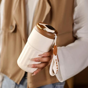 1. Smart Temperature Display Steel Double Wall Vacuum Insulated Travel Coffee Mug