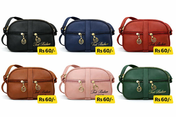 Ted Baker Premium Double Zip Women's Crossbody Sling Bag