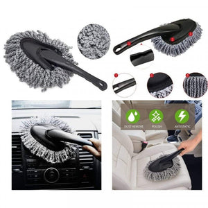 1. Plastic Multi-Functional Car Duster Cleaning Dirt Dust Clean Brush Dusting Tool Mop