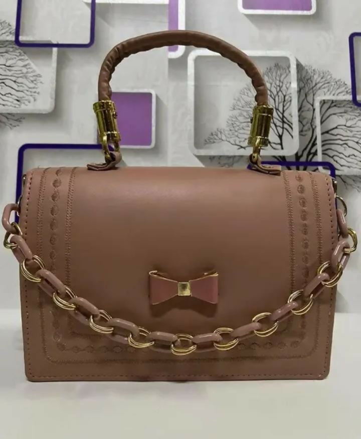 Luxury Bow Charm Handbag for Women | Premium Top Handle & Sling Bag