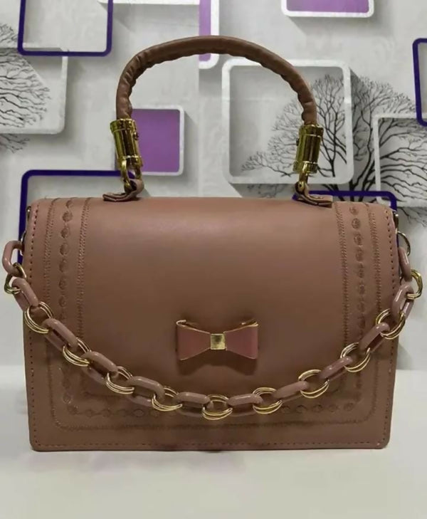 Luxury Bow Charm Handbag for Women | Premium Top Handle & Sling Bag