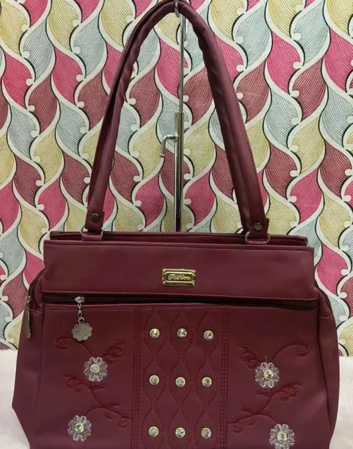 Premium Ladies Handbag with Floral Design