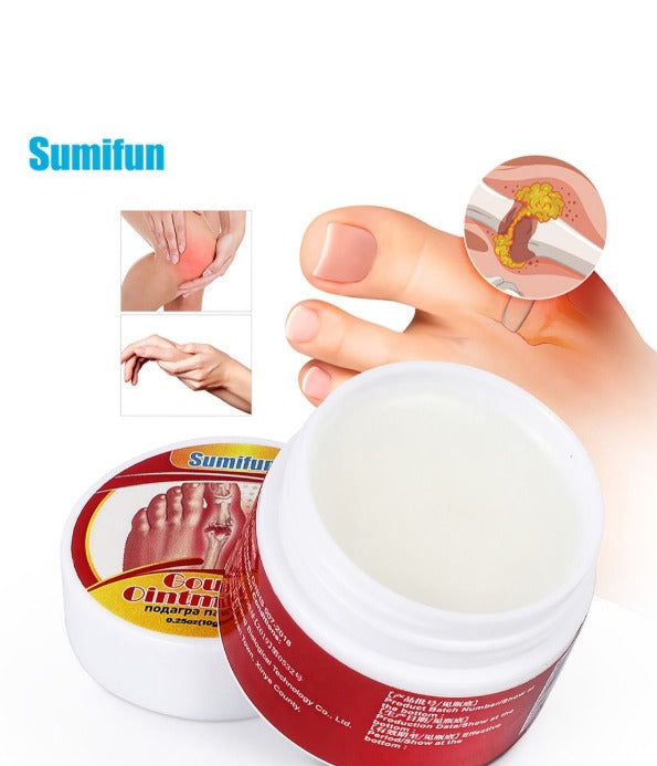 Gout Treatment Ointment Joint Hallux Valgus Pain Relief Arthritis Cream ( Pack Of 2 )Gout Relief Ointment for Joint Pain & Hallux Valgus Care (Pack of 2)  Herbal Arthritis Cream for Gout, Bunions & Joint Pain Relief