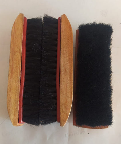 SHOE POLISH BRUSH WITH NATURAL BRISTLE PACK OF 3 PCS